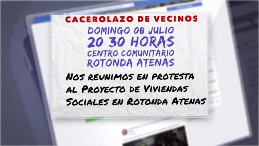 [VIDEO] El polémico "cacerolazo" contra viviendas sociales en Las Condes