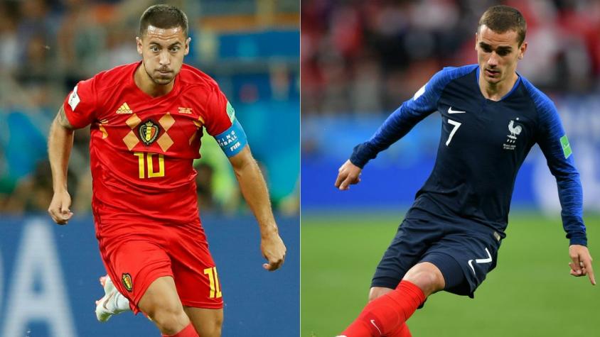 Choque de favoritos: Francia se mide ante Bélgica en busca de la final del Mundial