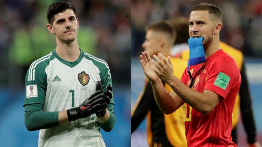 [VIDEO] El lamento de Courtois y Hazard tras caída de Bélgica: “Francia no jugó a nada”