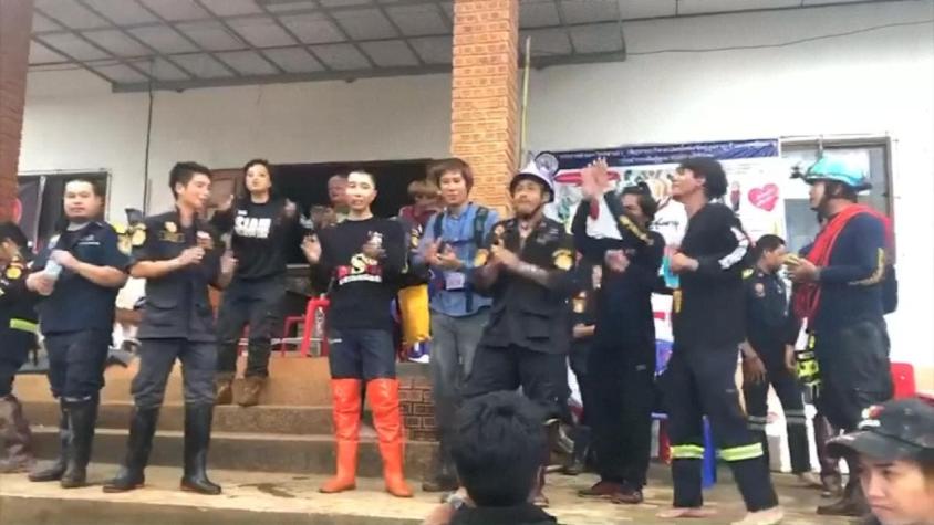 [VIDEO] T13 en Tailandia: la celebración tras el rescate de los "Jabalíes Salvajes"