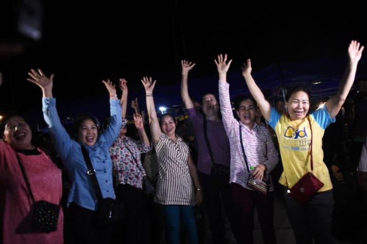 Los rescatados de la cueva tailandesa saldrán del hospital el jueves