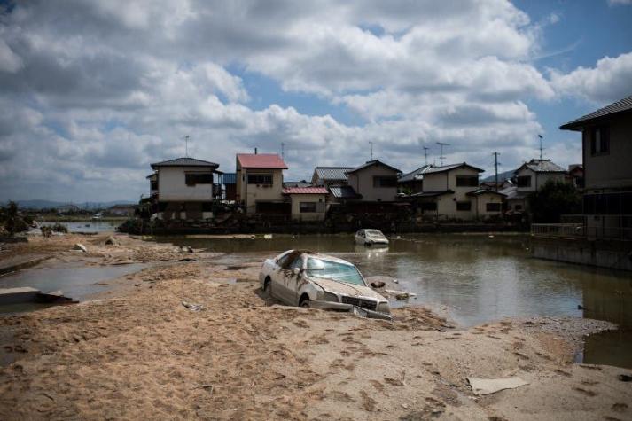 Otra tormenta tropical alcanza Japón, un mes después de las grandes inundaciones
