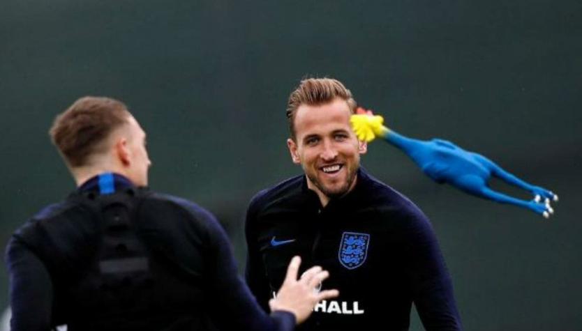 [VIDEO] El divertido entrenamiento de Inglaterra previo a la semifinal frente a Croacia