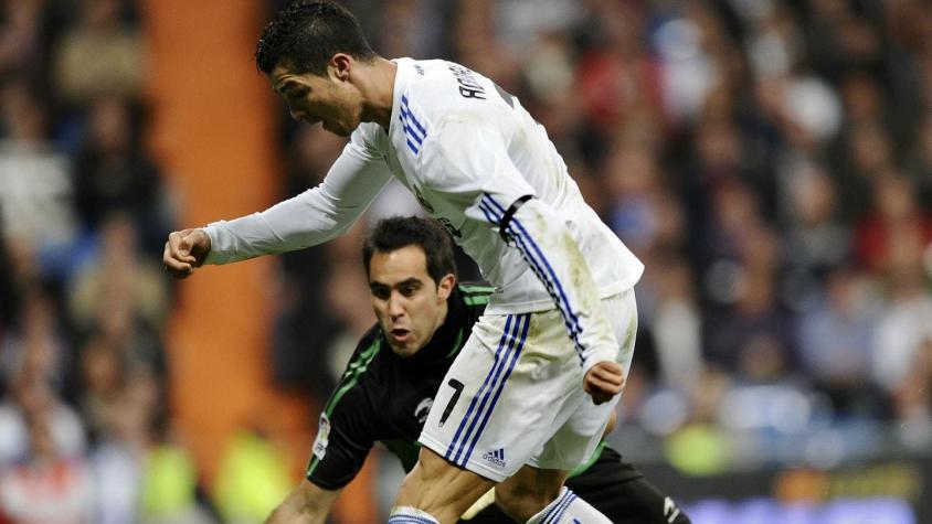 [VIDEO] El polémico gol de Cristiano Ronaldo en el Real Madrid que involucra a Claudio Bravo