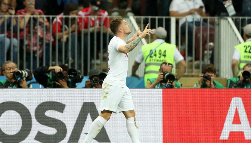 [VIDEO] ¡A lo Beckham! El extraordinario gol de tiro libre de Trippier ante Croacia