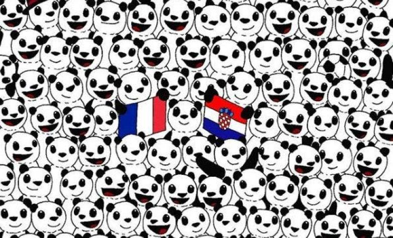 El nuevo desafío mundialero de Dudolf: ¿Puedes encontrar el balón entre los pandas?
