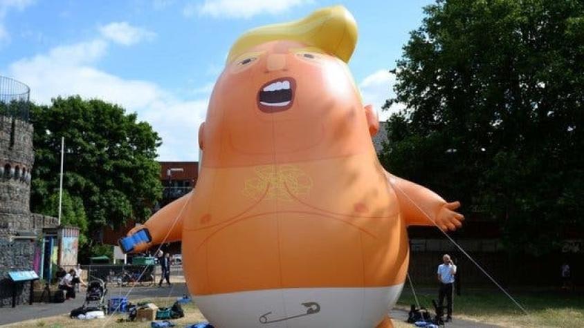 Baby Trump: el muñeco inflable que hace que el presidente de EEUU no se sienta bienvenido en Londres