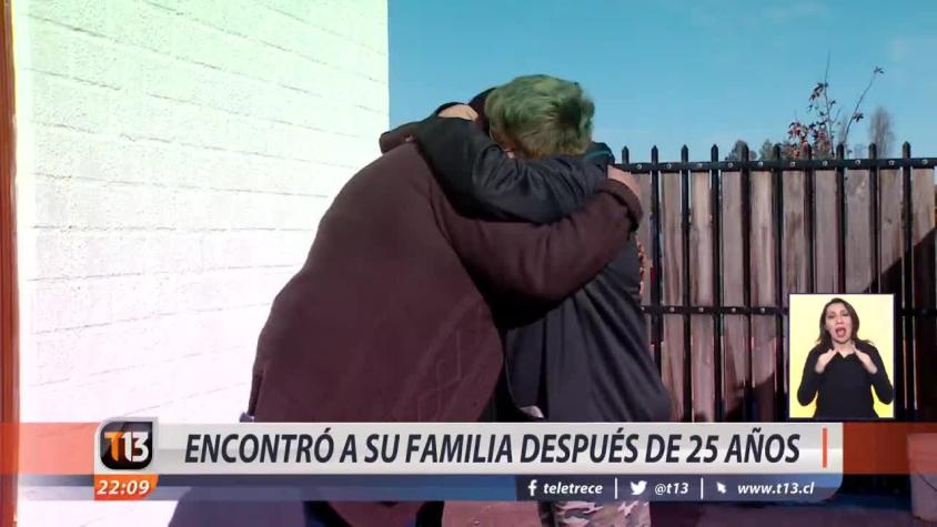 [VIDEO] Encontró su familia después de 25 años