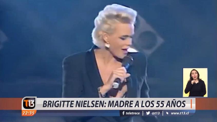 [VIDEO] Brigitte Nielsen: madre a los 55 años