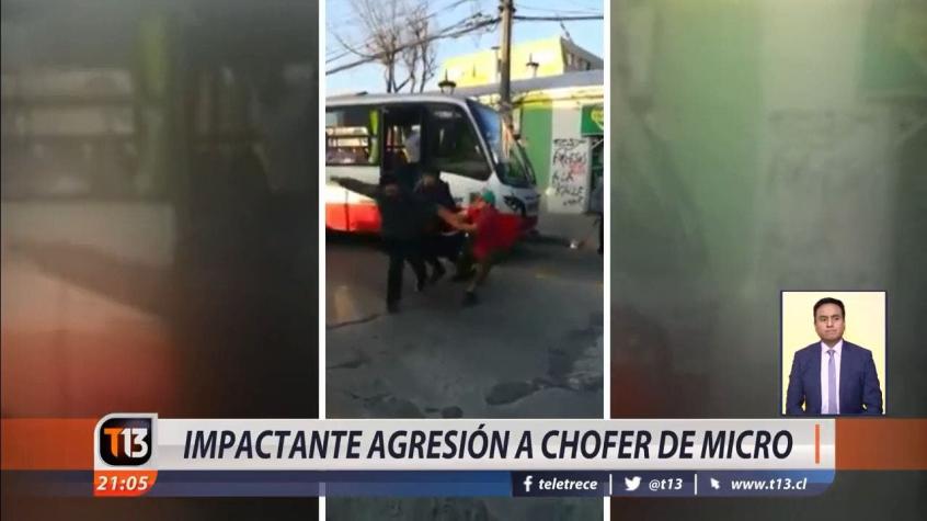 [VIDEO] Brutal agresión a chofer de micro en Quilpué