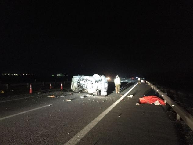 [VIDEO] Accidente en Autopista Acceso Sur deja un fallecido y desvíos en la ruta