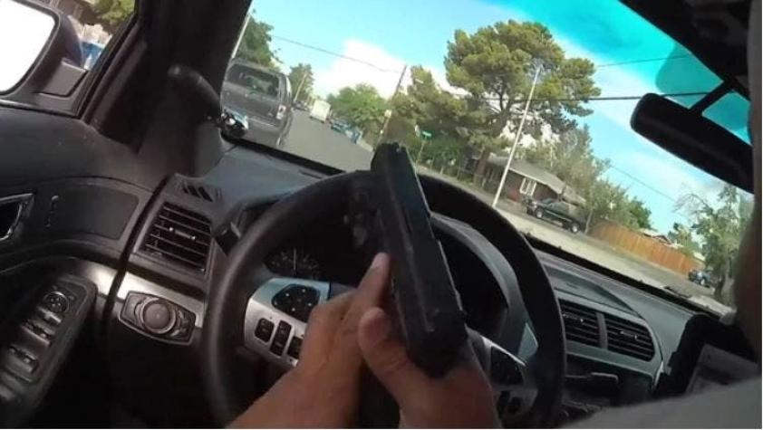 [VIDEO] El dramático registro de una persecución policial en Las Vegas
