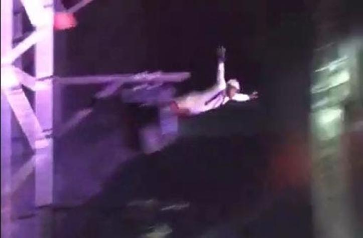 [VIDEO] "Hombre bala" se encuentra fuera de riesgo vital tras fallida maniobra en American Circus