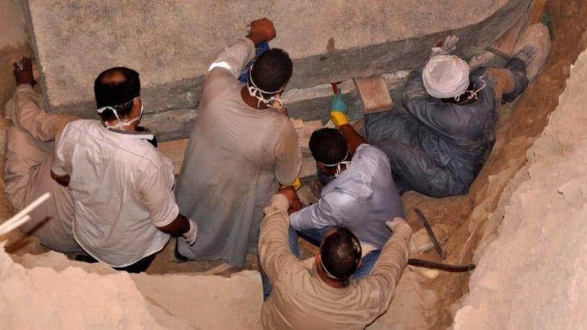 Resuelven el misterio del contenido del enorme sarcófago hallado en la ciudad egipcia de Alejandría