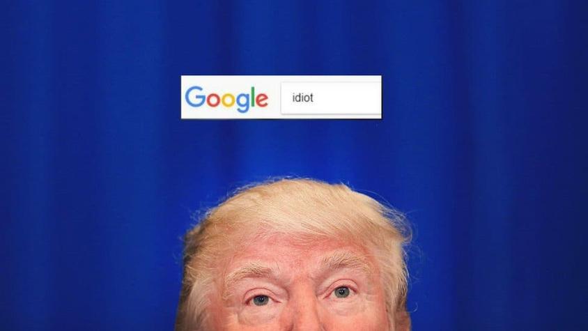 Por qué si escribes "idiot" en Google aparecen fotos de Donald Trump