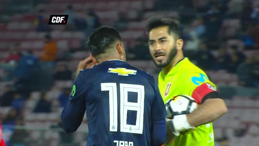 [VIDEO] Nueva pelea pública en la U: Ahora fue entre Herrera y Jara