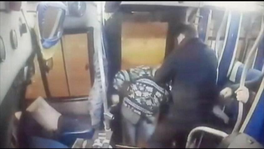 [VIDEO] Chofer repelió asalto a bus en Concepción