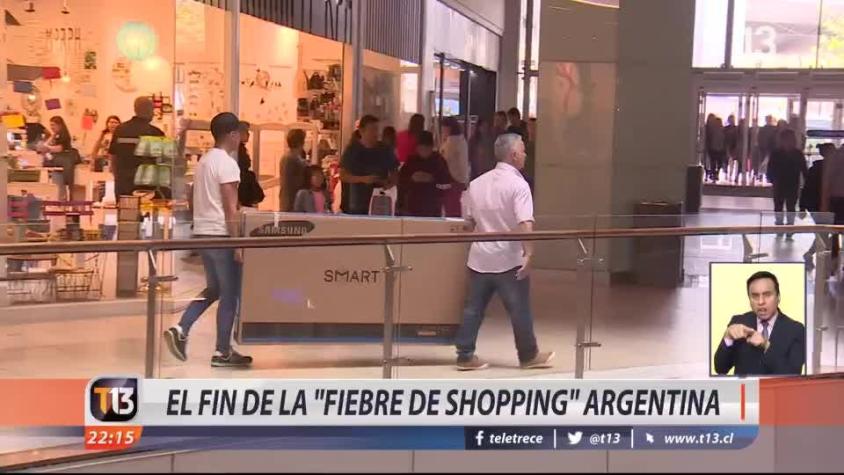 [VIDEO] El fin de la "fiebre de shopping" argentina