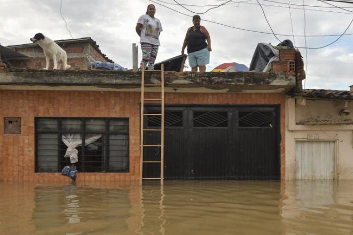Más de 3.000 familias afectadas por inundaciones en este de Colombia