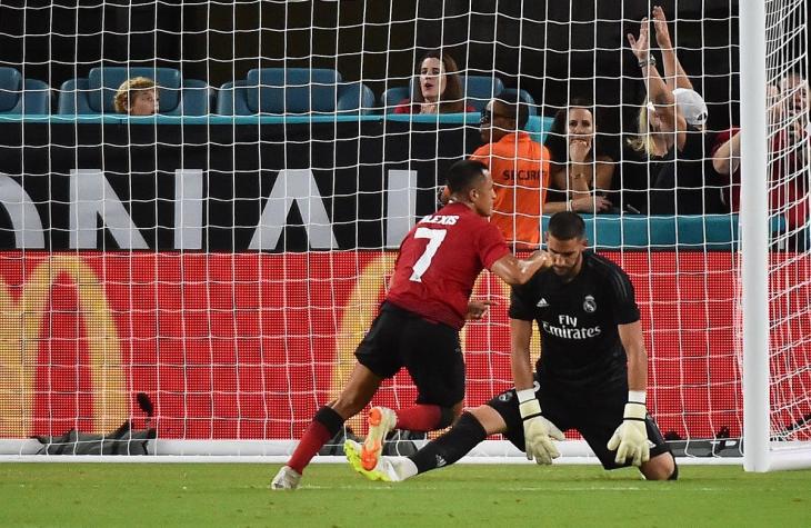 [VIDEO] Alexis brilló con un gol y una asistencia en triunfo del Manchester United ante Real Madrid