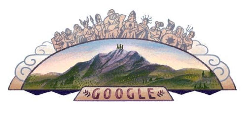 Google festeja la hazaña de los mortales que se convirtieron en dioses al escalar el Monte Olimpo