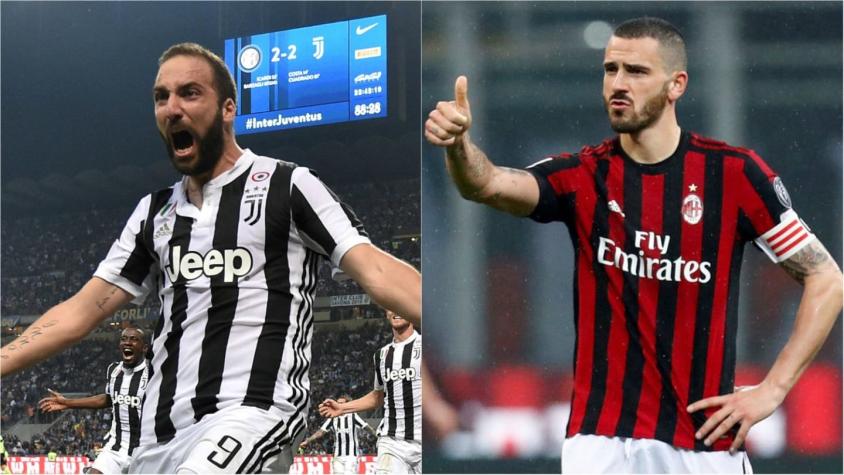 El trueque Milan-Juventus que involucra a Higuaín y Bonucci