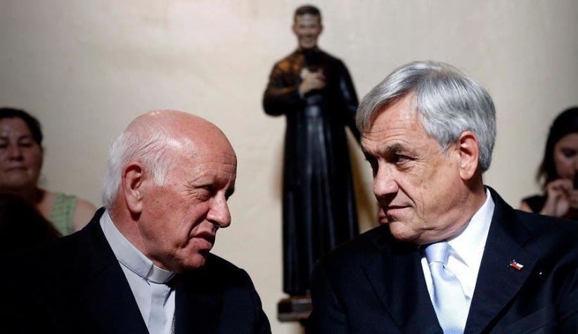 Piñera valora decisión del arzobispo Ezzati de no liderar el Te Deum