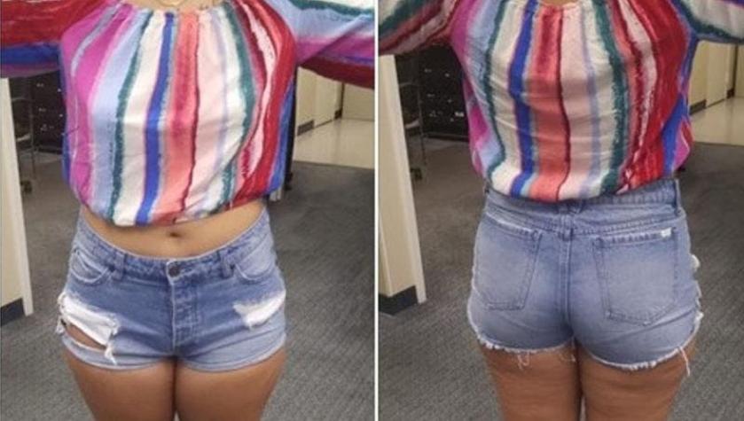 Mujer es expulsada de un mall por llevar shorts