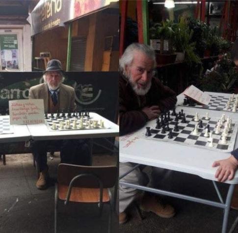 [VIDEO] La historia del hombre que enseña ajedrez gratis en La Vega Central