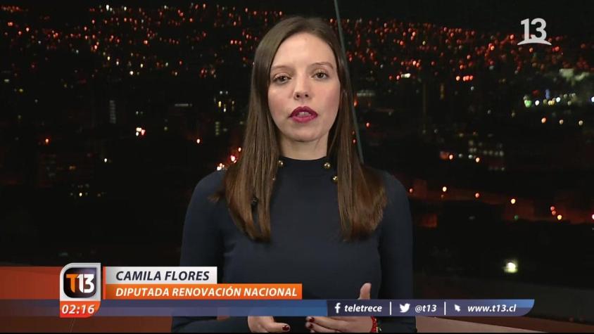 [VIDEO] Diputada Camila Flores critica rechazo del proyecto de pena de muerte