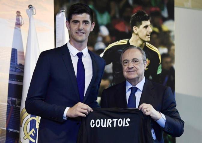 Courtois es presentado como portero de Real Madrid