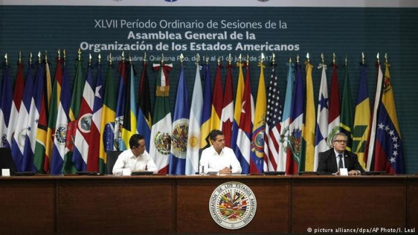 OEA crea "grupo de trabajo" para Nicaragua con participación de doce países