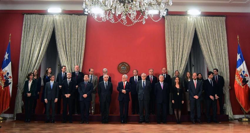 ¿Cómo quedó el gabinete del Presidente Piñera?