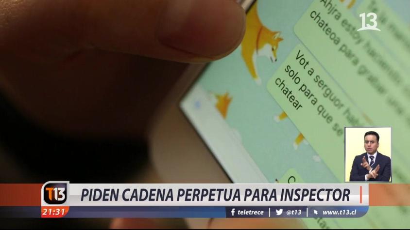 [VIDEO] Piden cadena perpetua para inspector de escuela de Cartagena