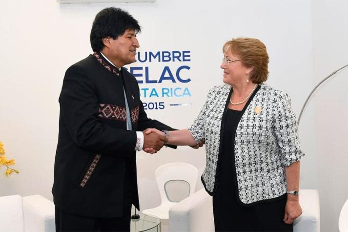 Evo Morales felicitó a Michelle Bachelet por su nuevo cargo en Naciones Unidas