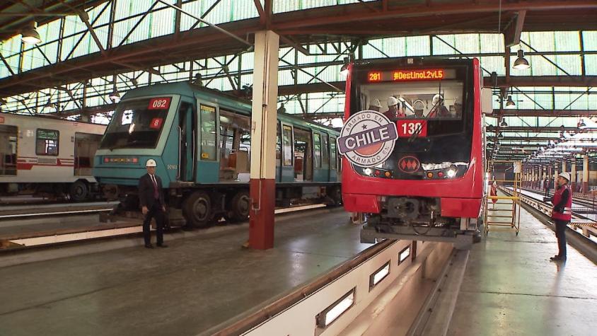 [VIDEO] Así son los nuevos vagones del Metro "made in Chile"