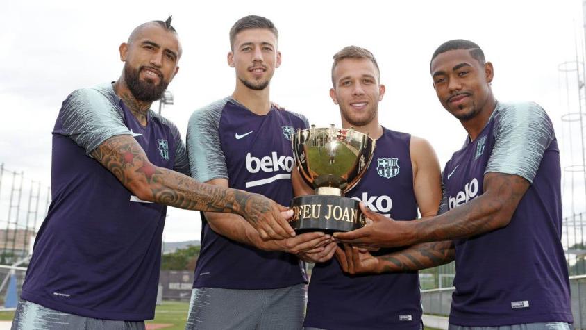 [VIDEO] Vidal y los nuevos fichajes de FC Barcelona se estrenan en el Camp Nou