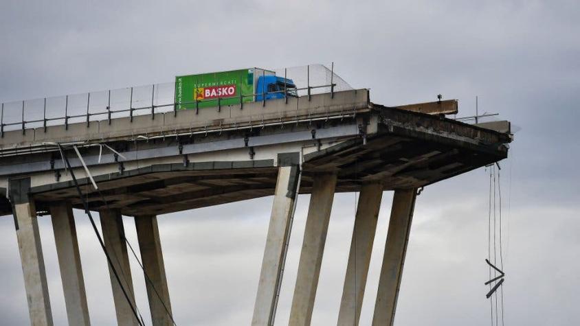 Las posibles causas del trágico desplome del puente de Génova en Italia