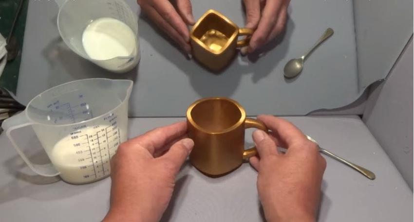 ¿La taza es cuadrada o redonda? La ilusión óptica que tiene dividido a internet