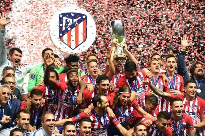 Atlético de Madrid derrotó al Real Madrid en la Supercopa de Europa