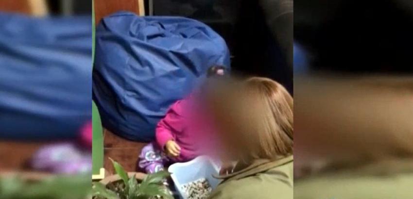 [VIDEO] Detienen a padre que olvidó a hija de tres años en plaza de Quilicura