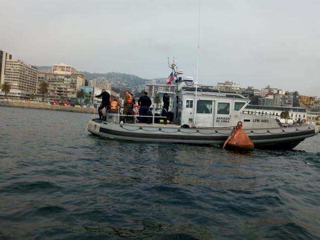 Realizan diligencias para identificar a hombre cuyo torso fue hallado flotando en Valparaíso