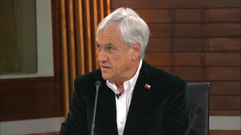 [VIDEO] Los temas que marcaron la entrevista de Sebastián Piñera en "Mesa Central"