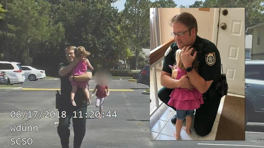 [VIDEO] El dramático rescate a una niña de 3 años que estuvo más de 12 horas encerrada en un auto