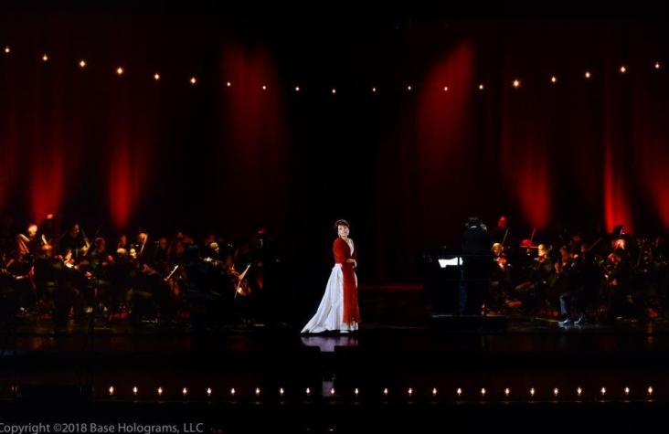 Debutan en Chile los hologramas musicales con show de la fallecida Maria Callas