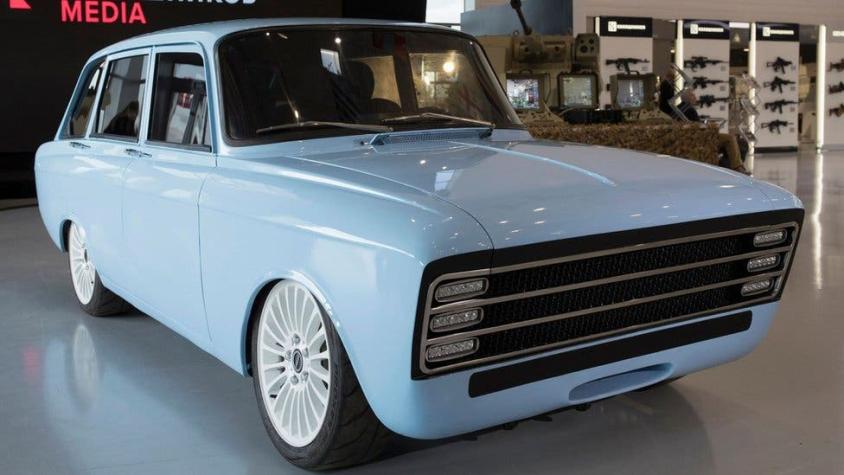 CV-1, el auto eléctrico con el que la empresa rusa Kalashnikov quiere competir contra Tesla