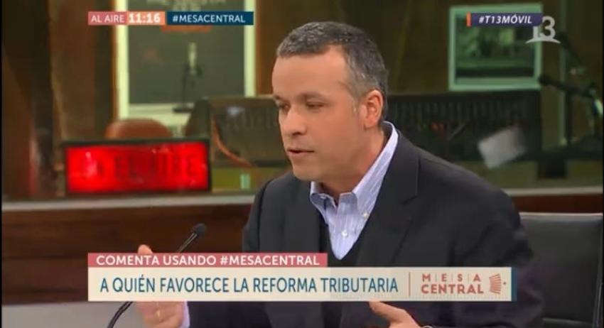 Óscar Landerretche: "No diría que la reforma tributaria es injusta, la economía chilena es injusta"