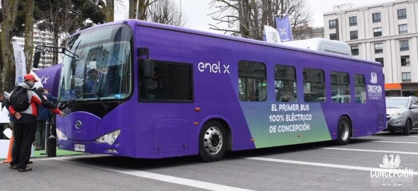 Concepción estrenará bus eléctrico: Tendrá WiFi y hará recorrido gratuitos