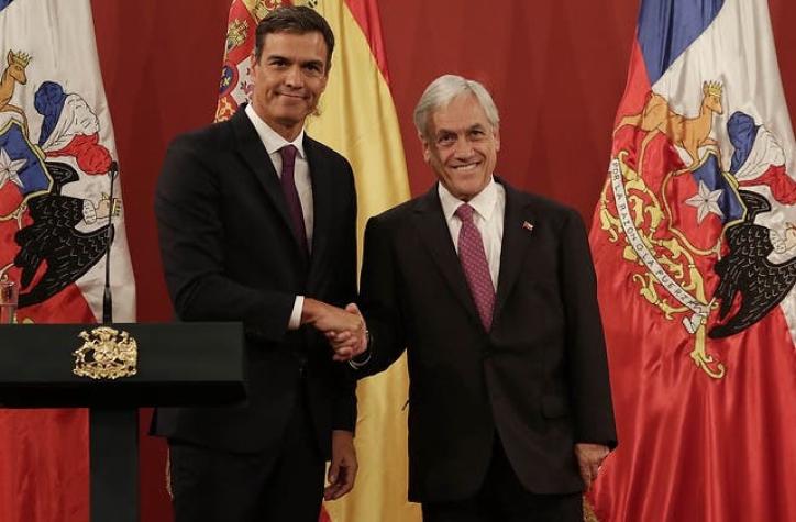Presidente Piñera y Sánchez declaran estar dispuestos a ayudar en la crisis de Venezuela