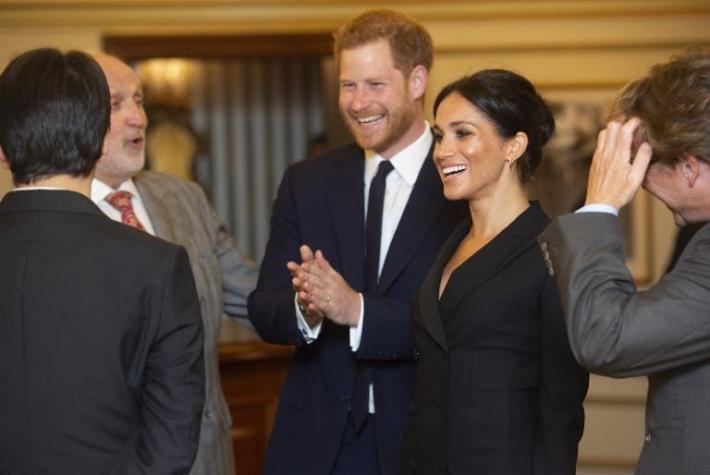 [VIDEO] Meghan Markle dejó escapar cariñosa expresión hacia el príncipe Harry
